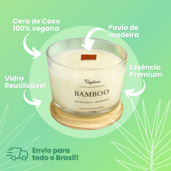 Vela Aromática Vagalume - Bamboo - Image 5