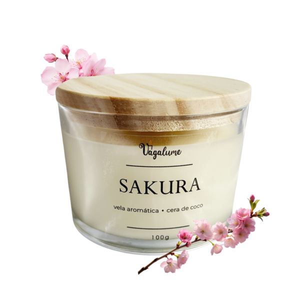 Vela Aromática Vagalume - Sakura