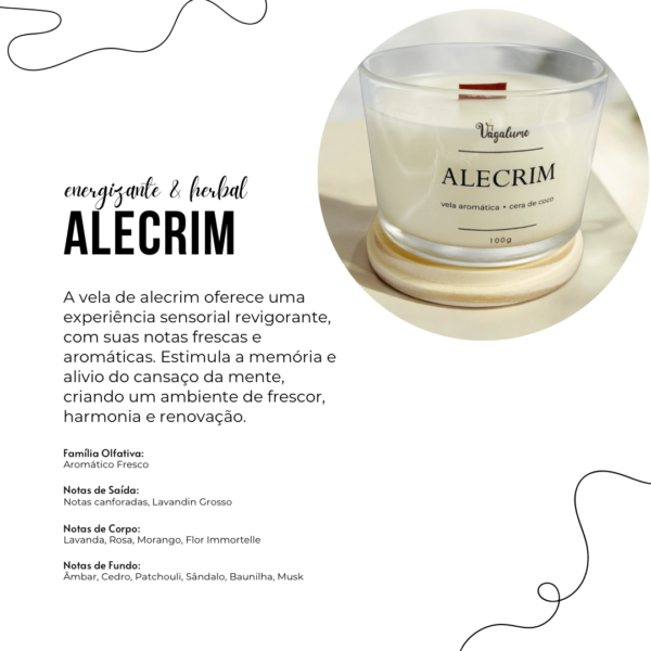 Vela Aromática Vagalume - Alecrim - Image 4